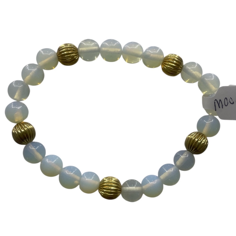 Moonstone gemstone bracelet - Picture 5 of 7
